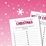 How Many Words Can You Make From Christmas   Worksheet Regarding How Many Words Can You Make Out Of Christmas Worksheets