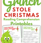 How The Grinch Stole Christmas Lesson Plans Author: Dr. Seuss Throughout How The Grinch Stole Christmas Worksheets Kindergarten