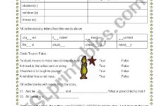 How The Grinch Stole Christmas Part 2/6 - Esl Worksheetdturner with regard to How The Grinch Stole Christmas Worksheets