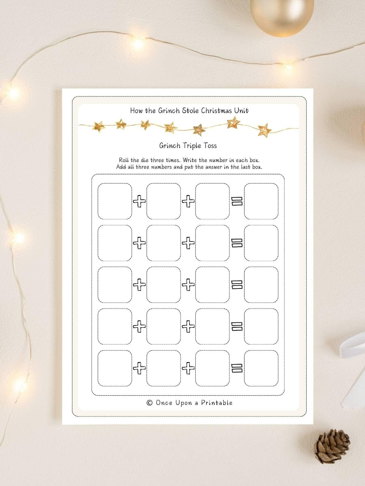 How The Grinch Stole Christmas Worksheets (Free Printables) - Once throughout How The Grinch Stole Christmas Worksheets Kindergarten