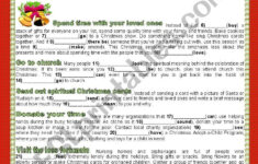 How To Capture The True Spirit Of Christmas - Esl Worksheet throughout Got The Christmas Spirit Worksheets