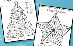 I Spy Christmas - Free Printables! - Literacy Learn intended for I Spy Christmas Worksheets