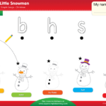 I'M A Little Snowman Worksheet   Lowercase Letter Matching   Super With Christmas Letter Matching Worksheets