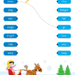 Jingle Bells Worksheet   Match The Rhyming Words   Super Simple Regarding Christmas Rhyming Words Worksheets