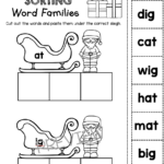 Keeping My Kiddo Busy Intended For Christmas Cvc Words Worksheets Free