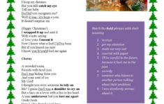Last Christmas – Song Worksheet Son…: English Esl Worksheets Pdf & Doc with regard to Christmas Song Picture Worksheets