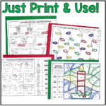 Long Division With 2 Digit Divisors 5Th Grade Christmas Math Colornumber Within Christmas Long Division Worksheets