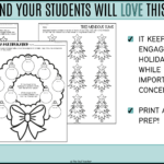 Math And Language Arts Holiday Christmas Practice Worksheets And With Christmas Place Value Worksheets