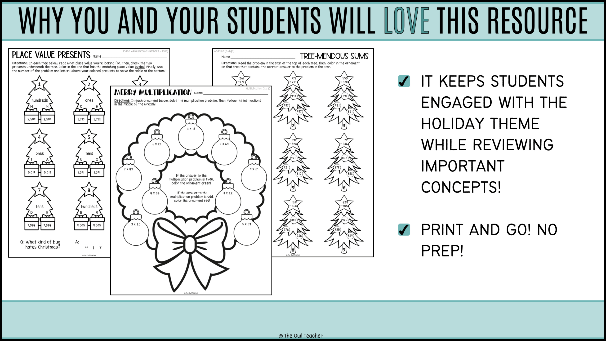 Math And Language Arts Holiday Christmas Practice Worksheets And within Christmas Language Arts Worksheets