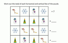 Math Christmas Worksheets First Grade within Free Math Worksheets Christmas
