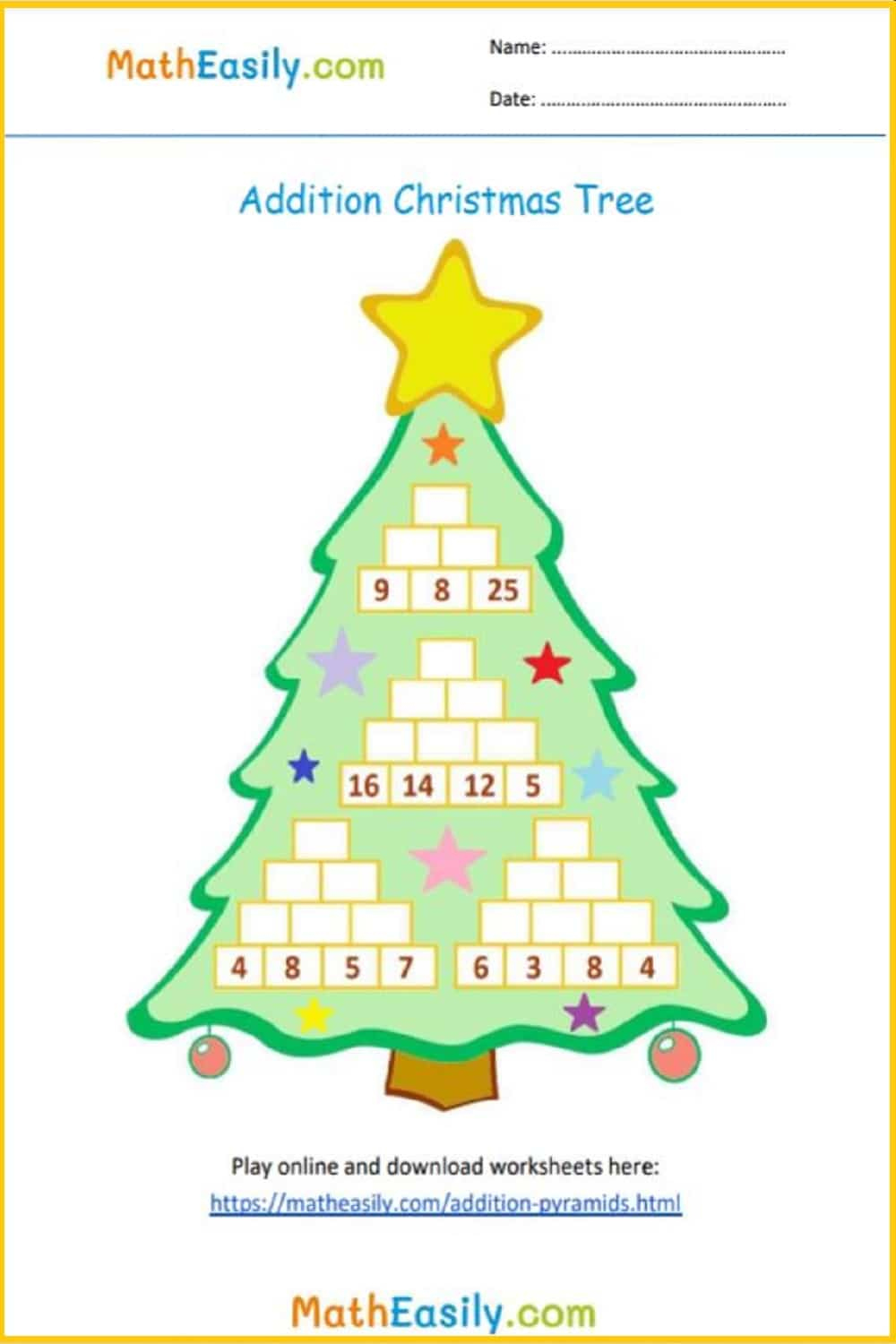 Math Christmas Worksheets Pdf | Free Download 🎄 intended for 1st Grade Christmas Math Worksheets Free