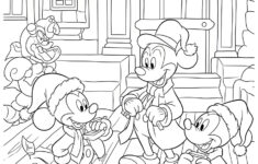 Mickey'S Christmas Carol Coloring Page - Festive Fun! throughout Mickey'S Christmas Carol Worksheets
