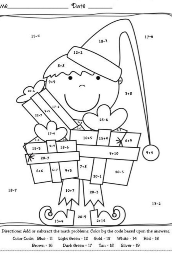 Christmas Coloring Multiplication Worksheets Christmas Coloring Multiplication Worksheets