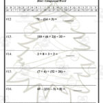 Order Of Operations Christmas Math Packet Within Christmas Order Of Operations Worksheets