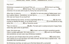 Page 3 - Free, Editable Christmas Worksheet Templates | Canva regarding Christmas Language Arts Worksheets