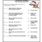 Pin Page   Worksheets Library With Christmas Riddles Printable Worksheets