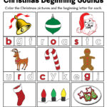 Printable Christmas Beginning Sounds Worksheet!   Worksheets Library Inside Christmas Beginning Sounds Worksheets