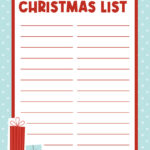 Printable Christmas Lists   50 Free Printables | Printabulls For Christmas Wish List Worksheets