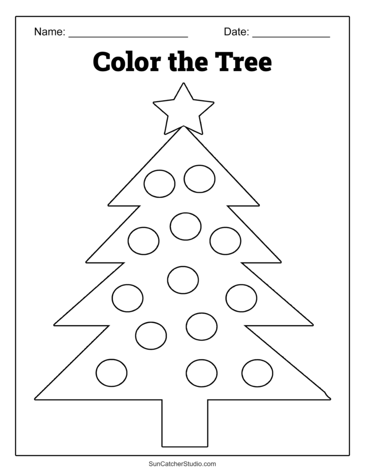 Free Christmas Tree Worksheets Free Christmas Tree Worksheets