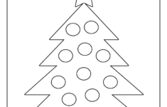 Printable Christmas Tree Coloring Pages And Sheets – Free with Christmas Tree Coloring Worksheets