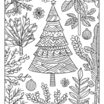 Printable Christmas Tree Coloring Pages And Sheets – Free With Regard To Christmas Tree Color Worksheets