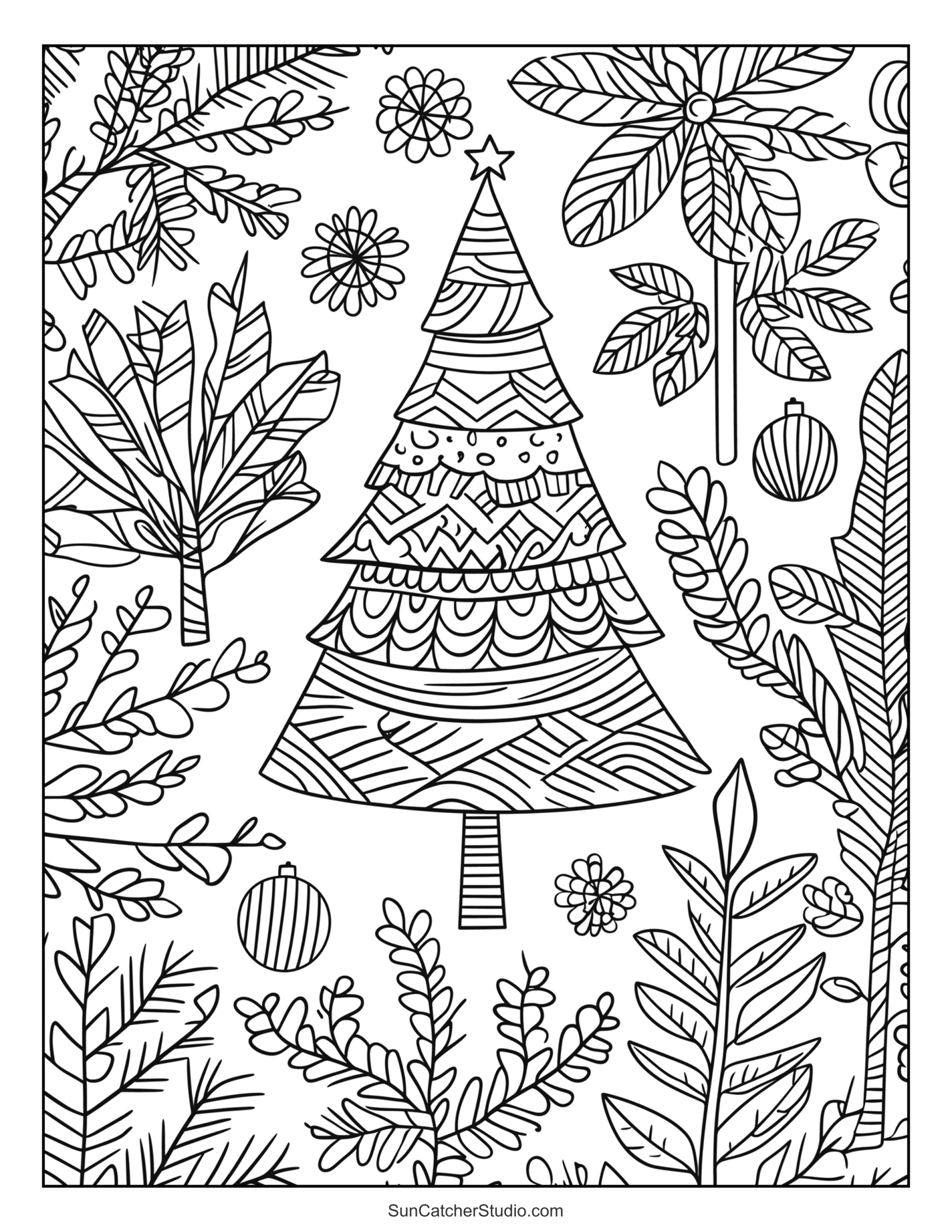 Printable Christmas Tree Coloring Pages And Sheets – Free with regard to Christmas Tree Color Worksheets