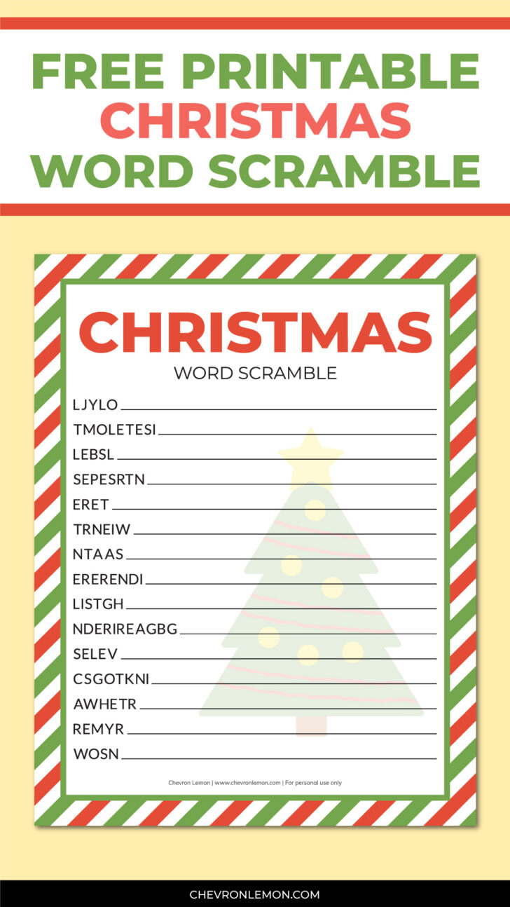 Christmas Unscramble Worksheets For Adults Christmas Unscramble Worksheets For Adults