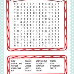 Printable Christmas Word Search   Fun Loving Families Inside Free Christmas Word Search Worksheets
