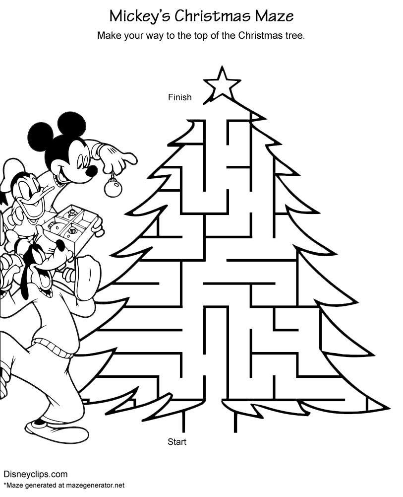 Printable Disney Christmas Games | Disneyclips regarding Mickey&amp;amp;#039;s Christmas Carol Worksheets