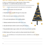 Printable Grade 4 Christmas Grammar Worksheets Download Within Christmas Themed Grammar Worksheets