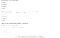 Quiz &amp; Worksheet - Figurative Language In A Christmas Carol inside A Christmas Carol Figurative Language Worksheets
