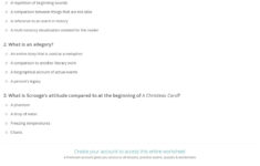 Quiz &amp; Worksheet - Metaphors In A Christmas Carol | Study with regard to A Christmas Carol Figurative Language Worksheets Answers