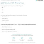 Quiz & Worksheet   Ww1 Christmas Truce | Study With A Christmas Truce Worksheets Answers