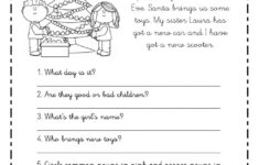 Reading Comprehension Christmas Worksheet - Worksheets Library regarding Christmas Reading Worksheets For 2nd Grade
