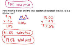 Sales Tax Math Problems Worksheet: Practice Calculating Sales Tax with regard to Christmas Shopping Problems with Tax and Discounts Worksheets Answers