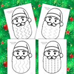 Santa Beard Cutting Skills Worksheets For Christmas   Simply Full Pertaining To Christmas Scissor Skills Worksheets