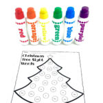 Sight Word Christmas Tree Printable   I Can Teach My Child! Throughout Christmas Sight Words Worksheets