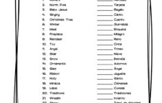 Spanish Christmas Vocabulary Matching Worksheet &amp; Answer Key regarding Free Printable Spanish Christmas Worksheets