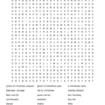 Stave One Word Search   Wordmint With Regard To A Christmas Carol Vocabulary Stave 1 Worksheets