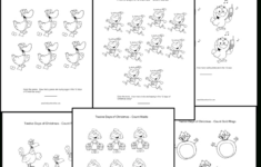 The 12 Days Of Christmas Math Activity *Freebie!*Create Love within Twelve Days of Christmas Worksheets Math