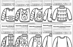 The Bender Bunch: Ugly Sweater Christmas Project pertaining to Ugly Christmas Sweater Worksheets Answers