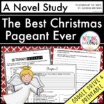 The Best Christmas Pageant Ever Novel Study Unit | Comprehension With Regard To Best Christmas Pageant Ever Worksheets Free