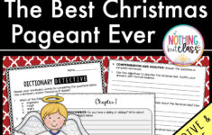 The Best Christmas Pageant Ever Novel Study Unit | Comprehension with regard to Best Christmas Pageant Ever Worksheets Free