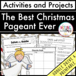The Best Christmas Pageant Ever | Reading Response Activities And With Best Christmas Pageant Ever Worksheets