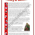 The History Of Christmas   4 Pages   Esl Worksheetmarsala Inside The History Of Christmas Worksheets