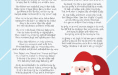Twas The Night Before Christmas Printables | Printabulls inside Twas the Night Before Christmas Worksheets Free