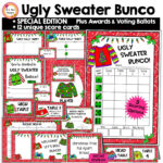 Ugly Christmas Sweater Score Sheet   Etsy With Ugly Christmas Sweater Beyond The Worksheets Answers