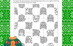 Ugly Christmas Sweater Square Edge Matching Puzzle | Math = Love in Ugly Christmas Sweater Worksheets Answer Key
