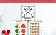 Ugly Sweater Worksheets (Free Printables) within Ugly Christmas Sweater Worksheets