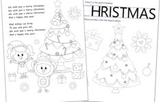 We Wish You A Merry Christmas' Printables - Mother Goose Club intended for We Wish You a Merry Christmas Worksheets